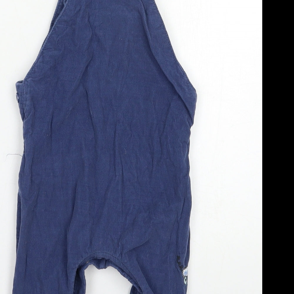Marks & Spencer Baby Blue Corduroy Cargo Trousers Size 6-9 Months