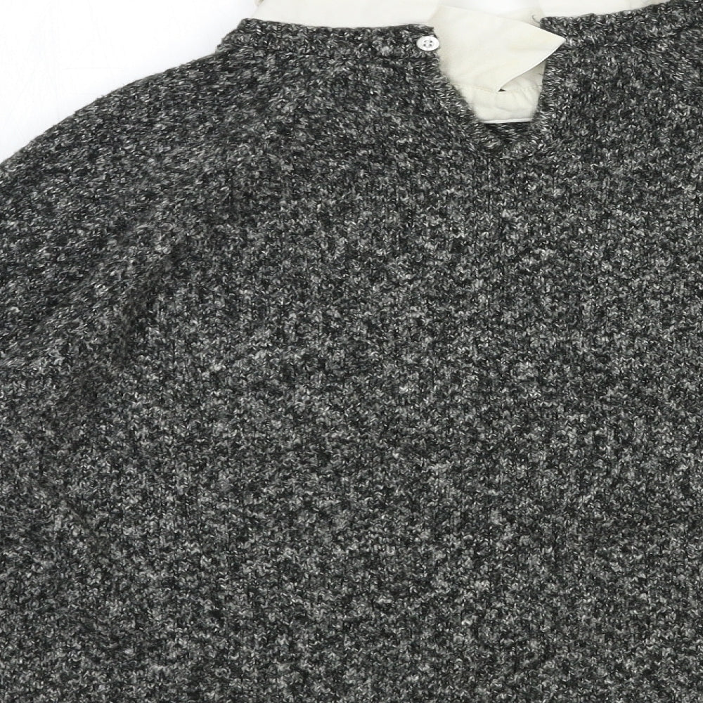 Atmosphere Womens Grey Knit Pullover Jumper Size 16