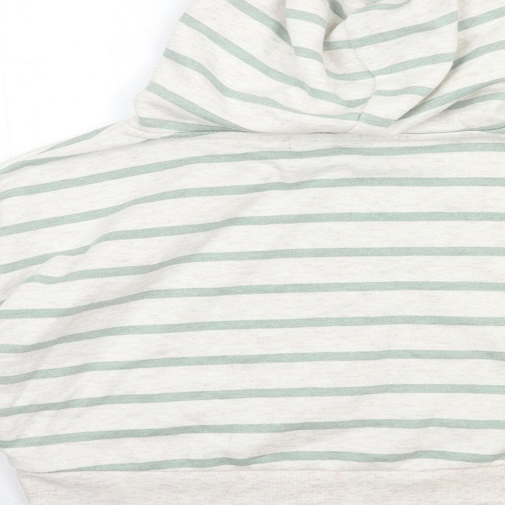 Primark Womens Beige Striped Pullover Sweatshirt Size 8