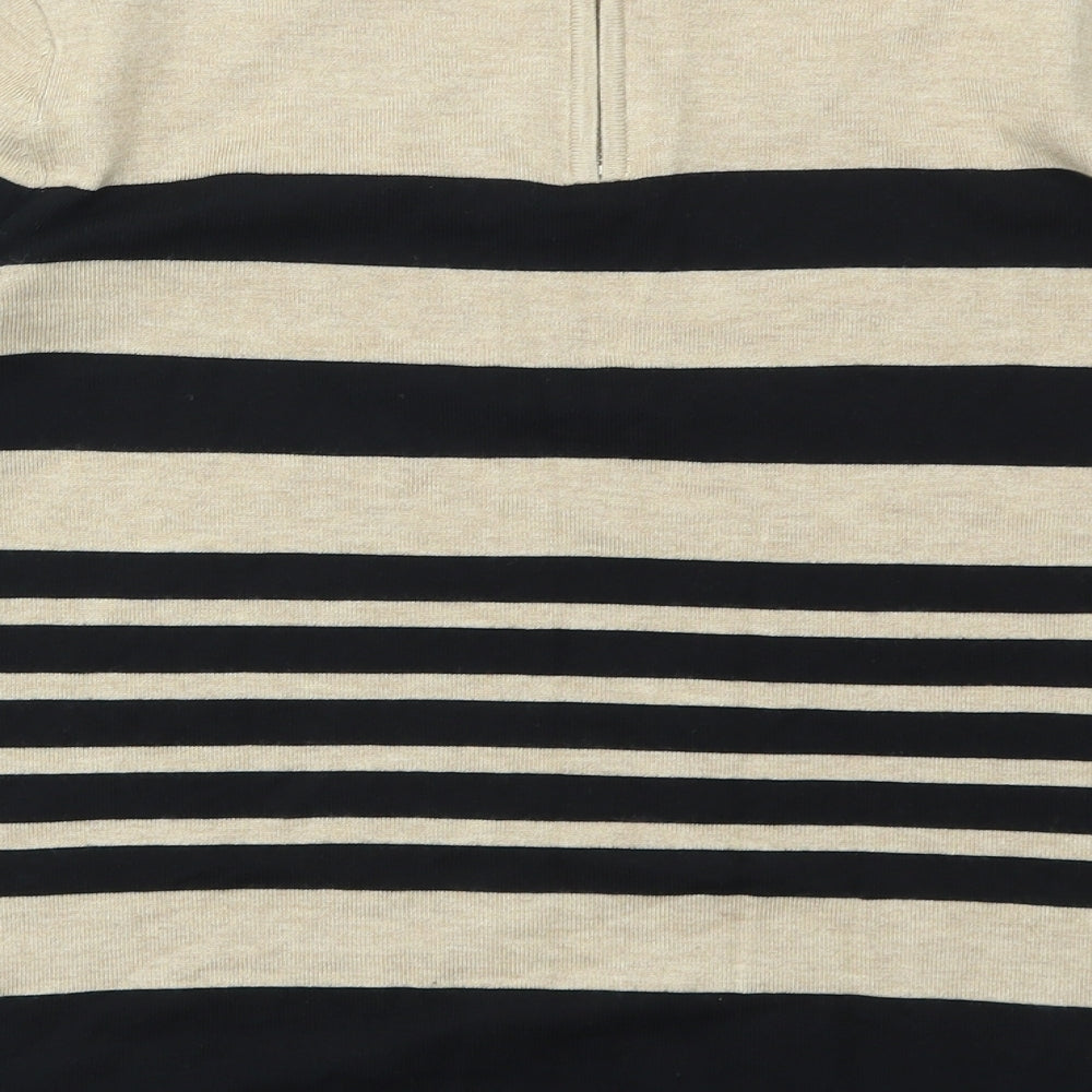 M&Co Womens Multicoloured Striped Pullover Jumper Size 12