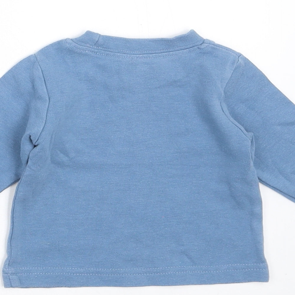 Tiny Ted Baby Blue Basic T-Shirt Size 0-3 Months - so cute