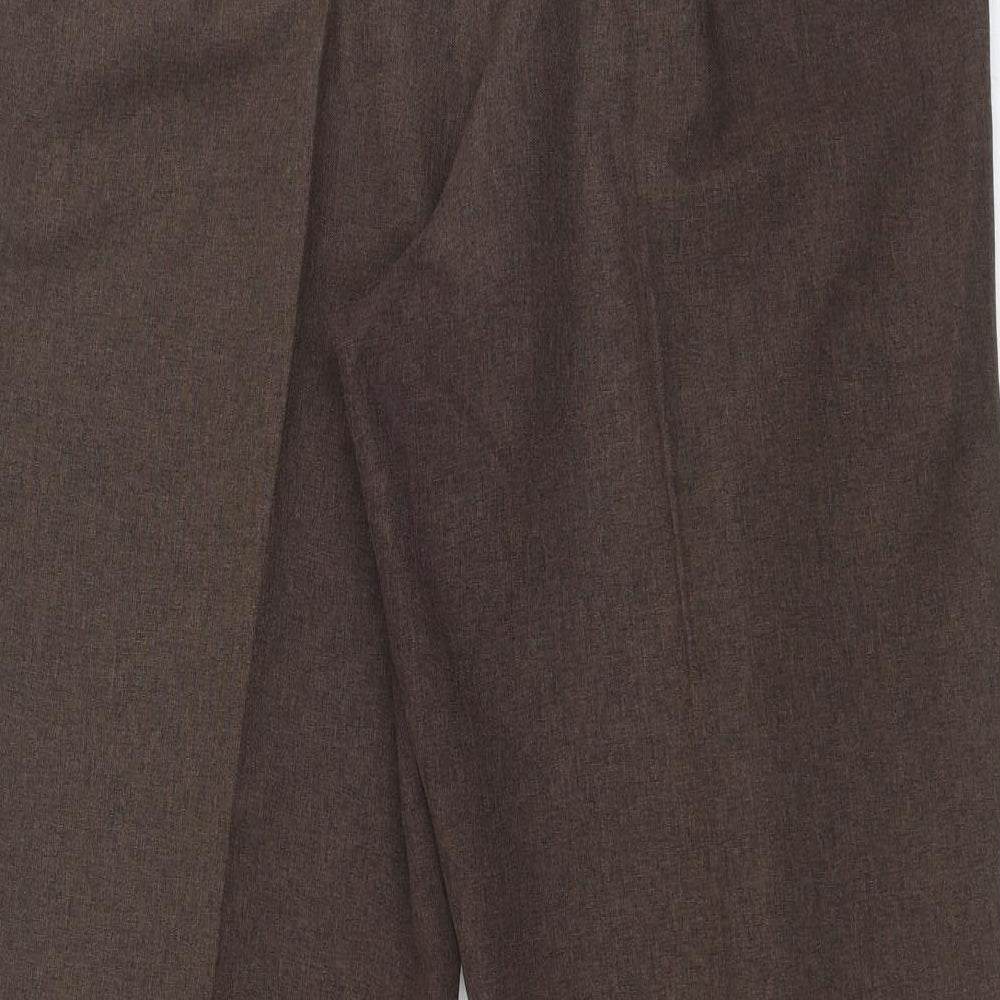 Bonmarché Womens Brown Trousers Size 16 L26 in