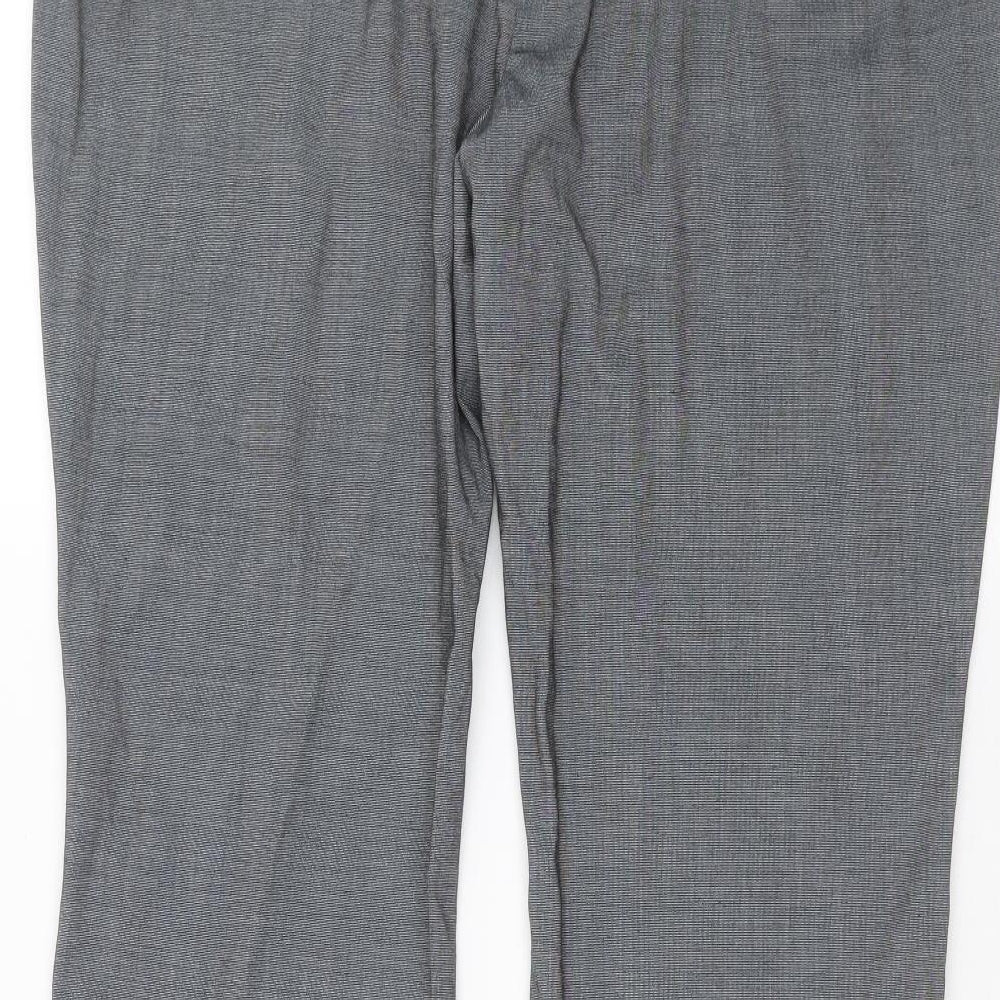 Debenhams Womens Grey Trousers Size 16 L27 in