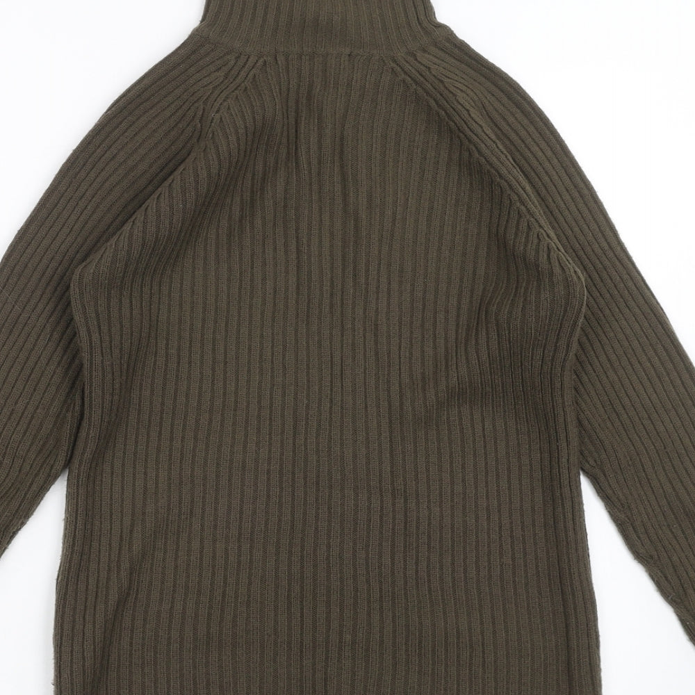 Nouveau Edition Womens Green Knit Pullover Jumper Size 12