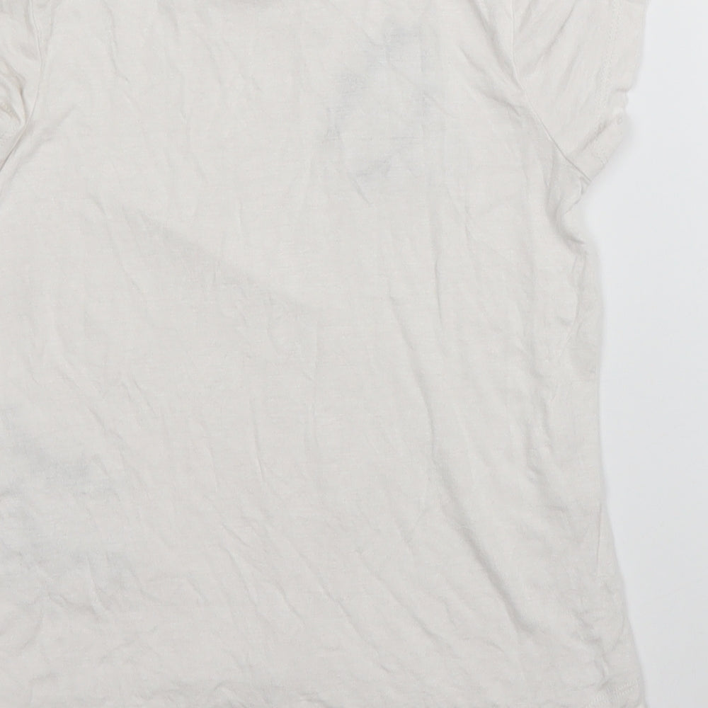 TU Girls White Basic T-Shirt Size 5 Years