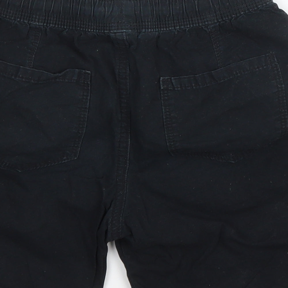 George Boys Black Bermuda Shorts Size 6 Years