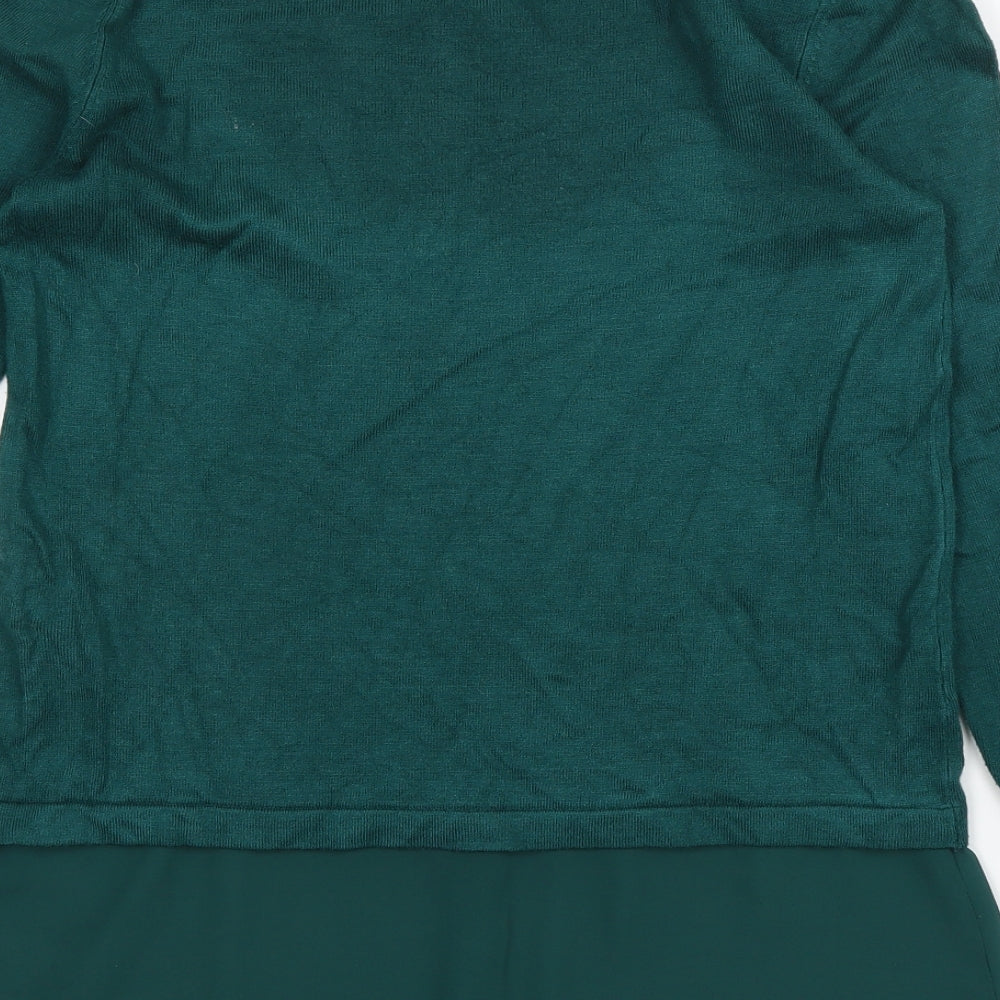 Marks & Spencer Womens Green Basic Blouse Size 8