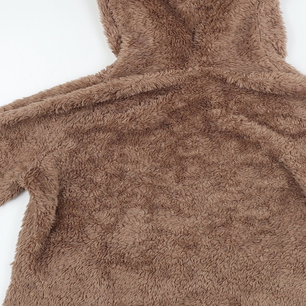 George Womens Brown Pullover Hoodie Size 10