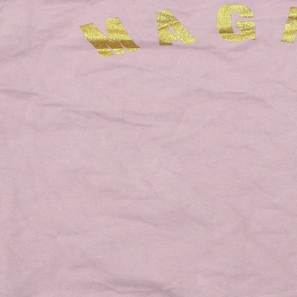 NEXT Girls Pink Pullover Jumper Size 10 Years