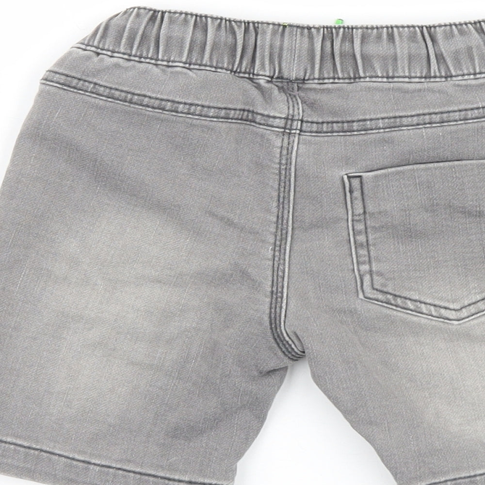Matalan Girls Grey Cargo Shorts Size 4 Years