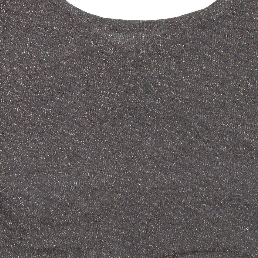NEXT Womens Black Basic Blouse Size 14