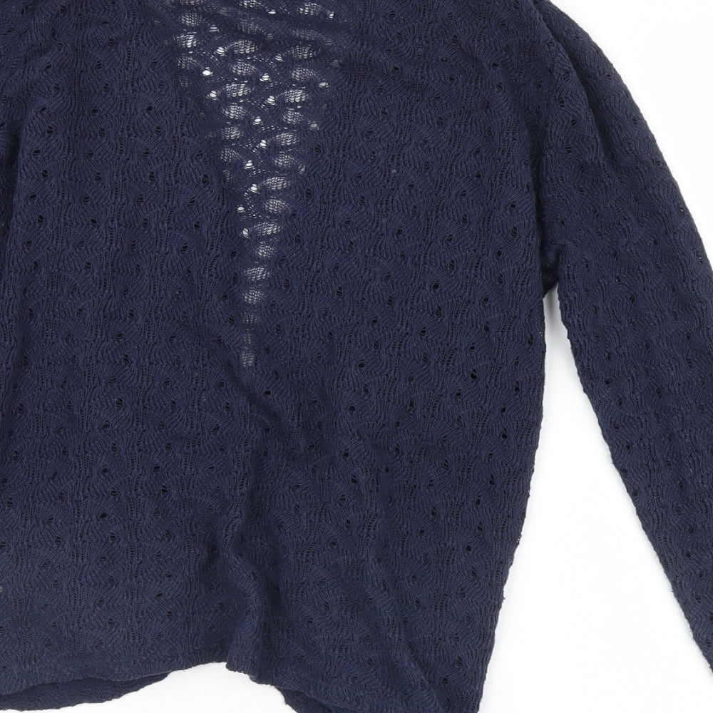 Oasis Womens Blue Cardigan Jumper Size S