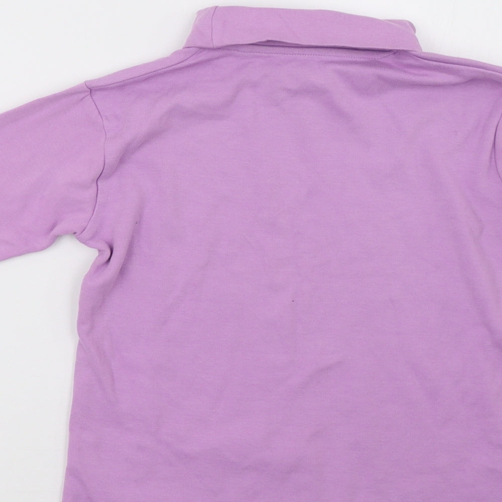 Crane Girls Purple Pullover Sweatshirt Size 8 Years