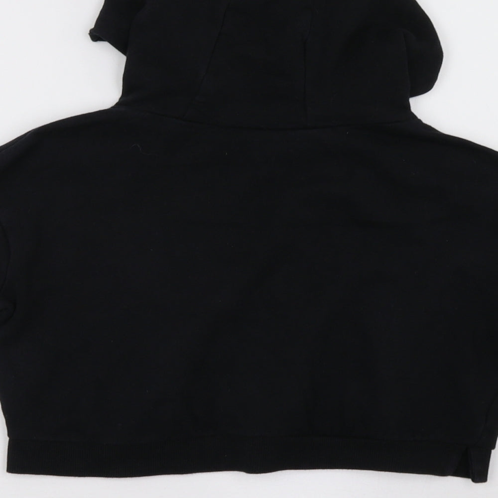 Miss Evie Girls Black Pullover Hoodie Size 10 Years
