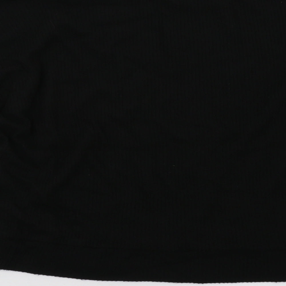 New Look Womens Black Pullover Sweatshirt Size M