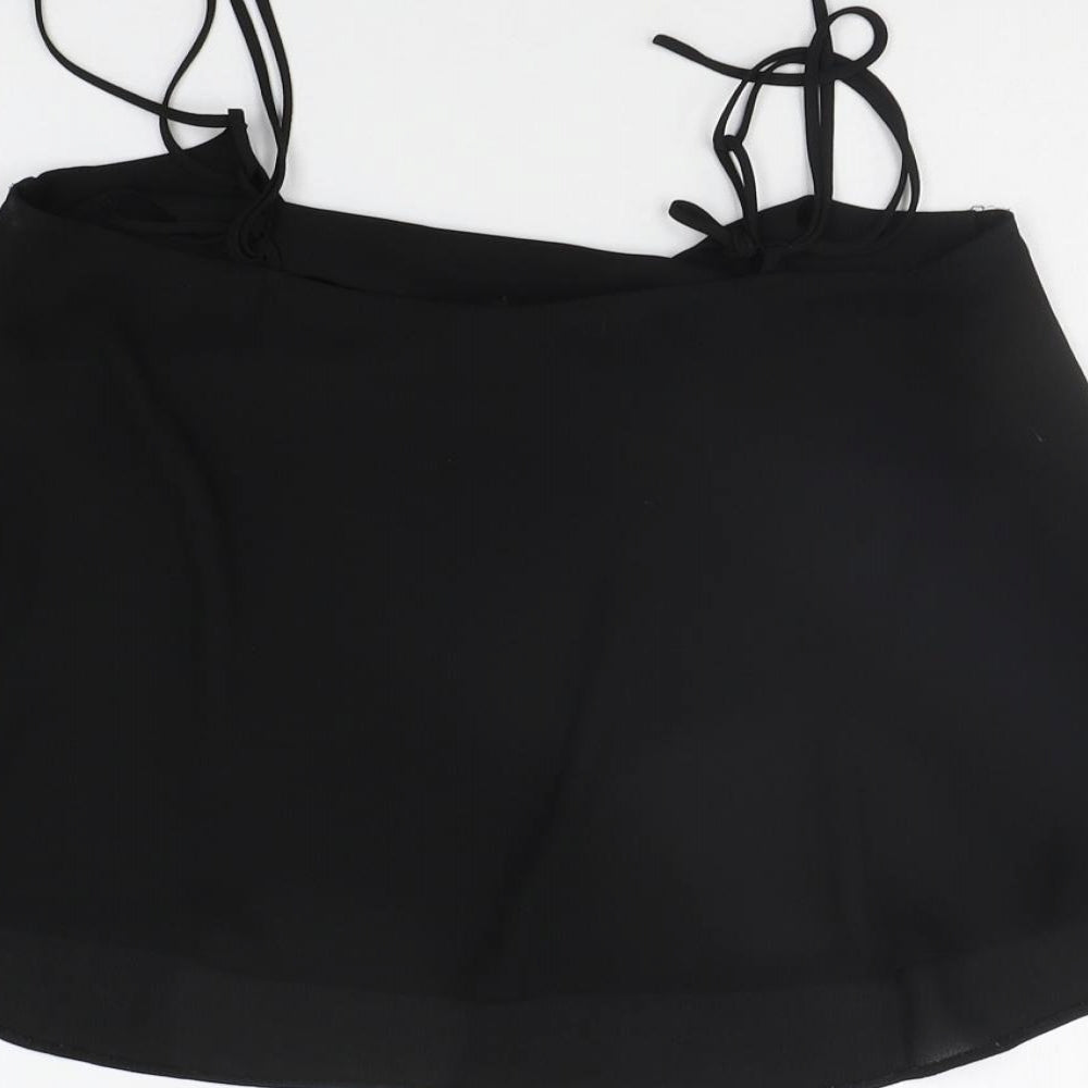 Topshop Womens Black Basic Tank Size 6