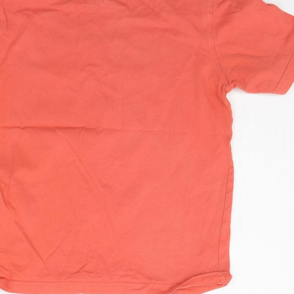 Primark Girls Orange Basic T-Shirt Size 9-10 Years