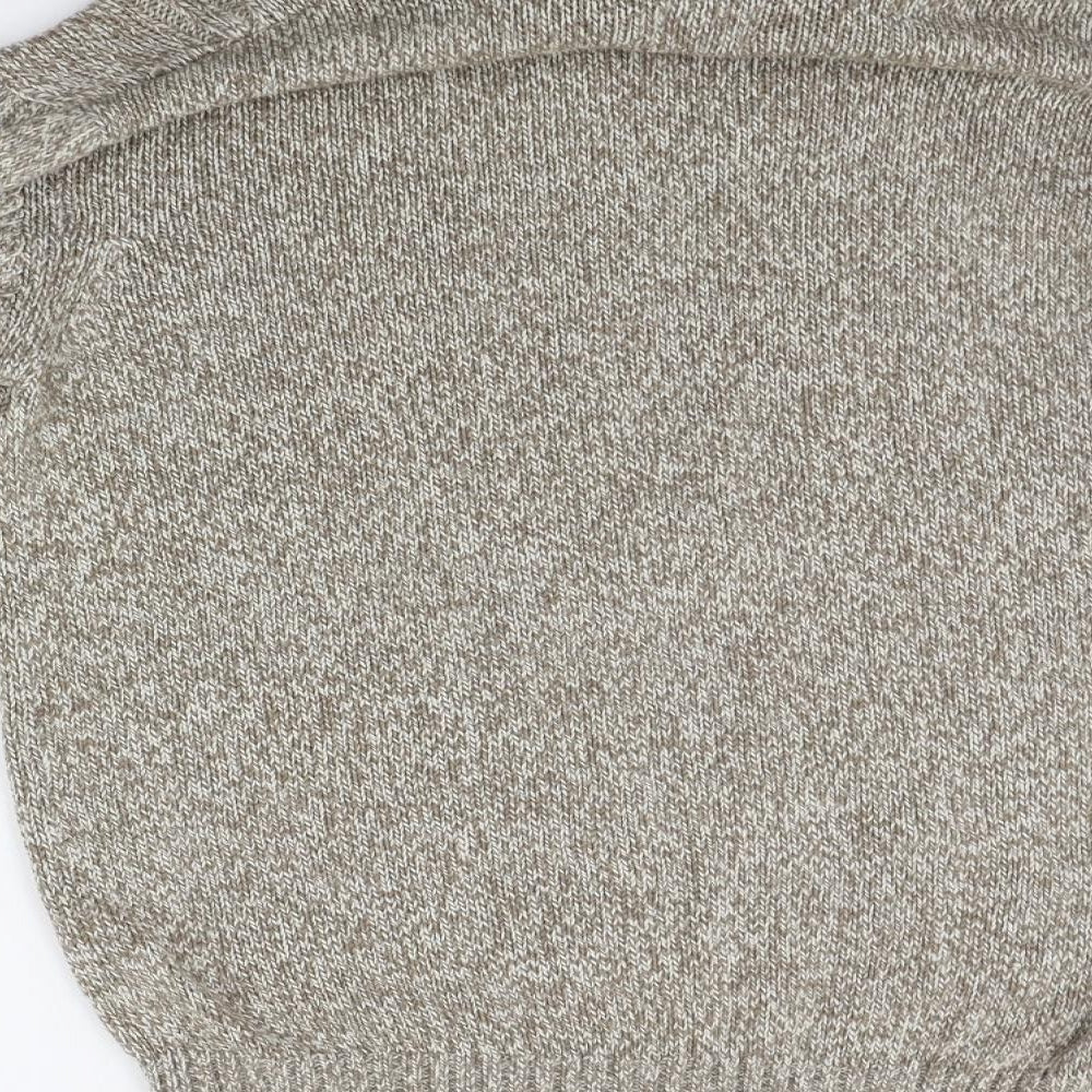 awc85 Womens Beige Pullover Jumper Size M