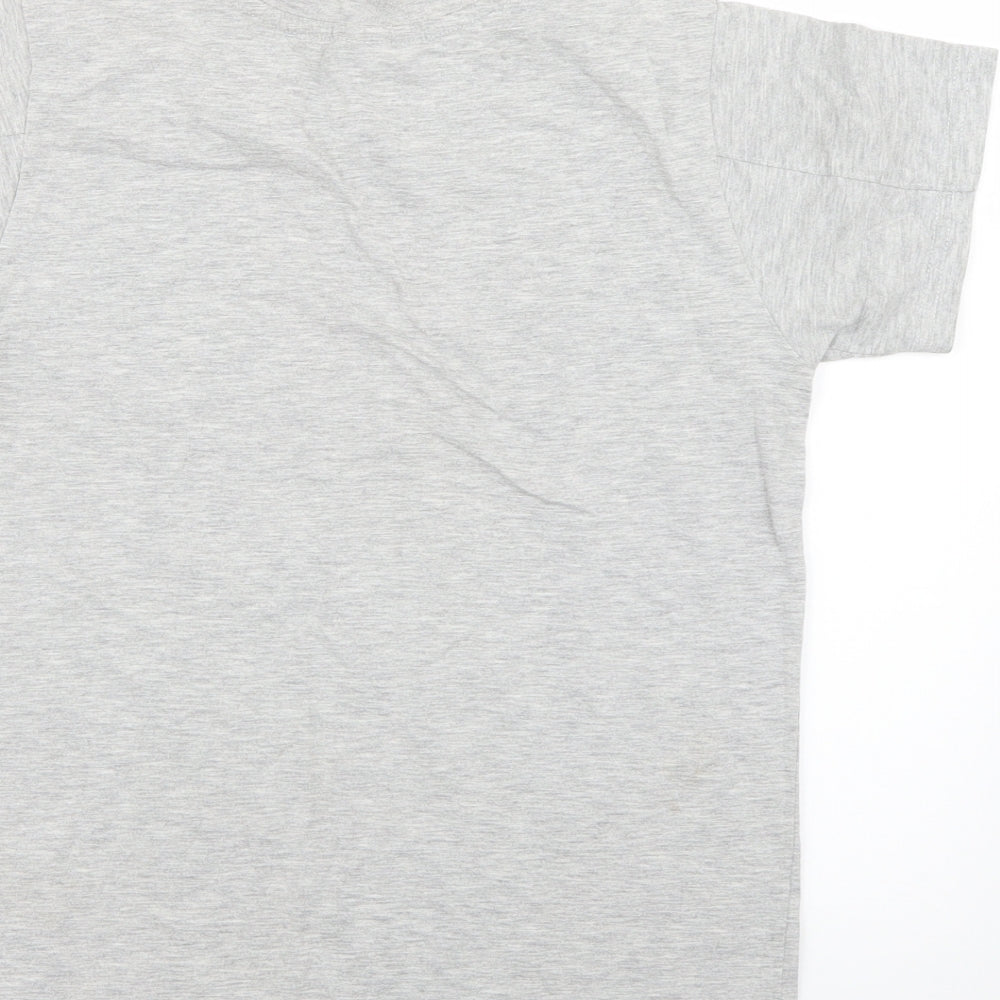 Preworn Boys Grey Basic T-Shirt Size 10-11 Years