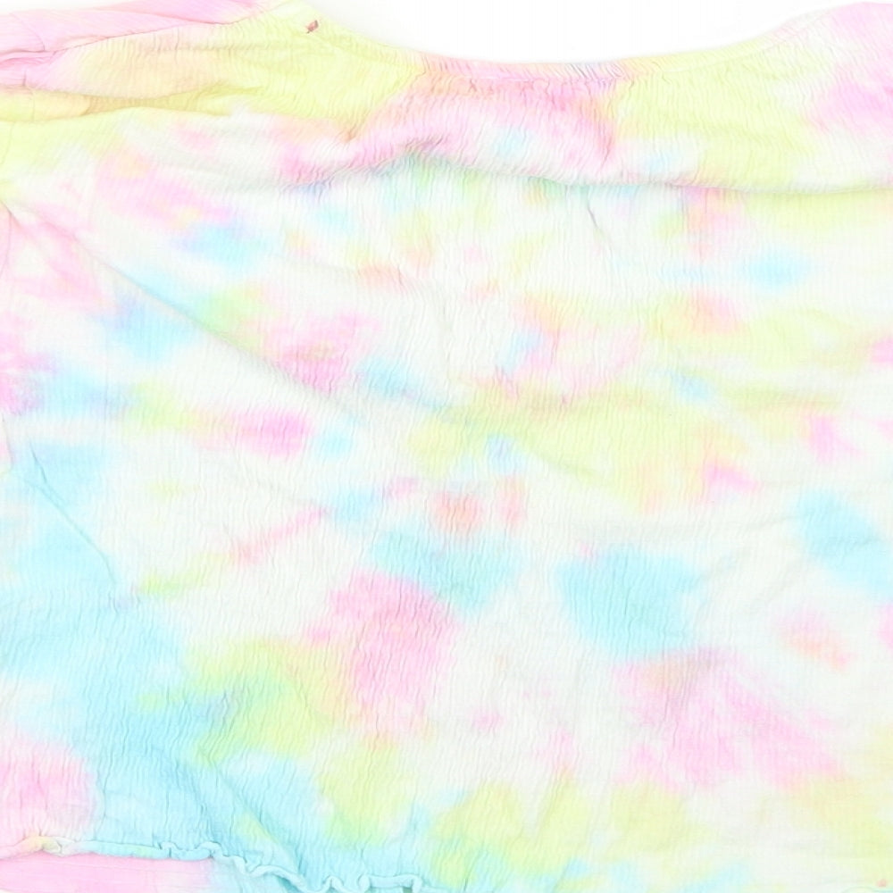 Primark Womens Multicoloured Geometric Tunic T-Shirt Size 6