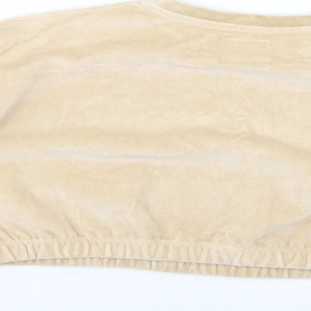 George Girls Beige Pullover Jumper Size 4-5 Years