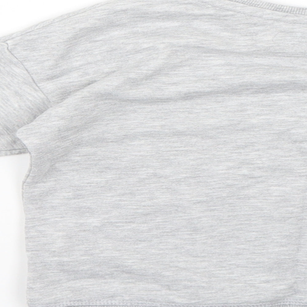 Primark Girls Grey Pullover Jumper Size 6-7 Years