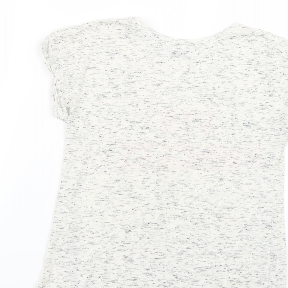 Matalan Girls Grey Basic T-Shirt Size 10-11 Years