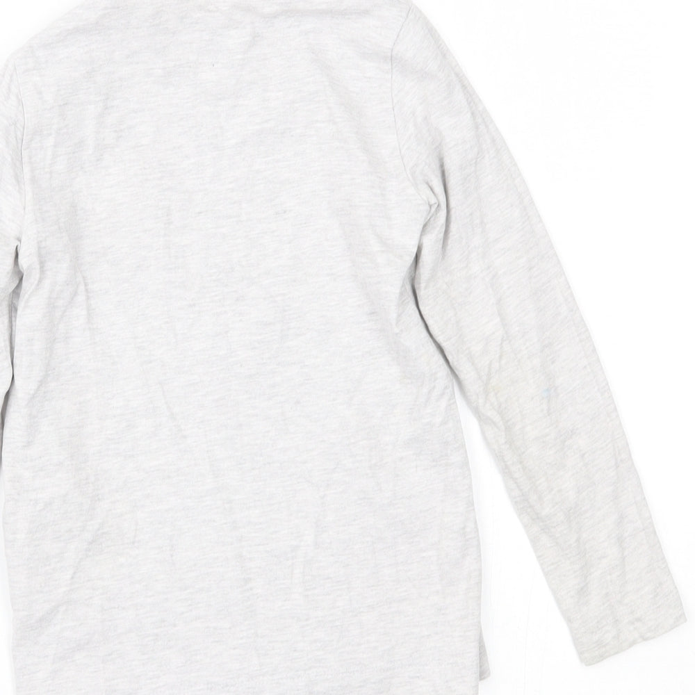 Primark Girls Grey Basic Blouse Size 5-6 Years