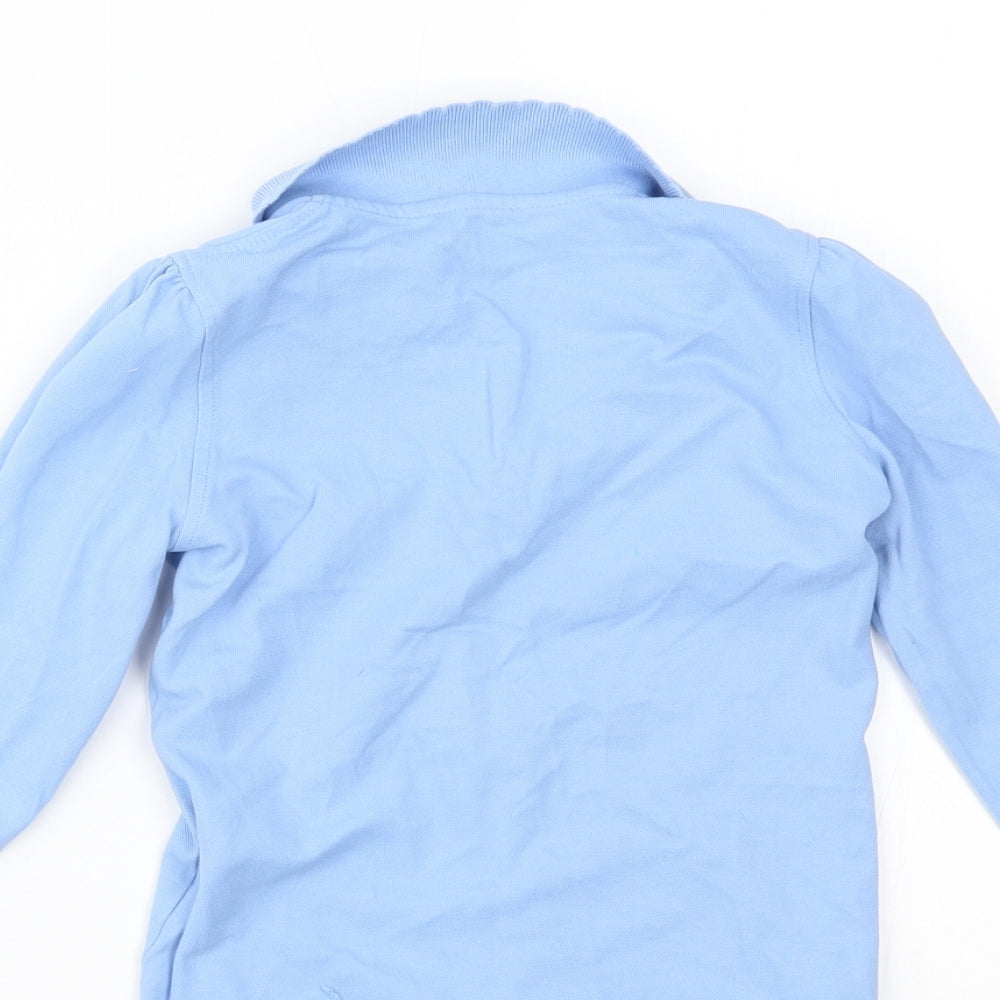George Girls Blue Basic Polo