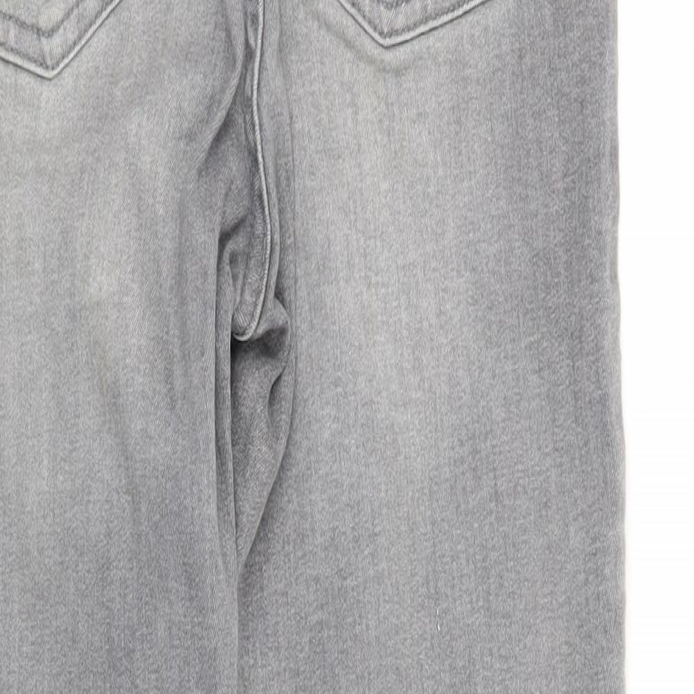 Denim & Co. Womens Grey Skinny Jeans Size 8 L25 in