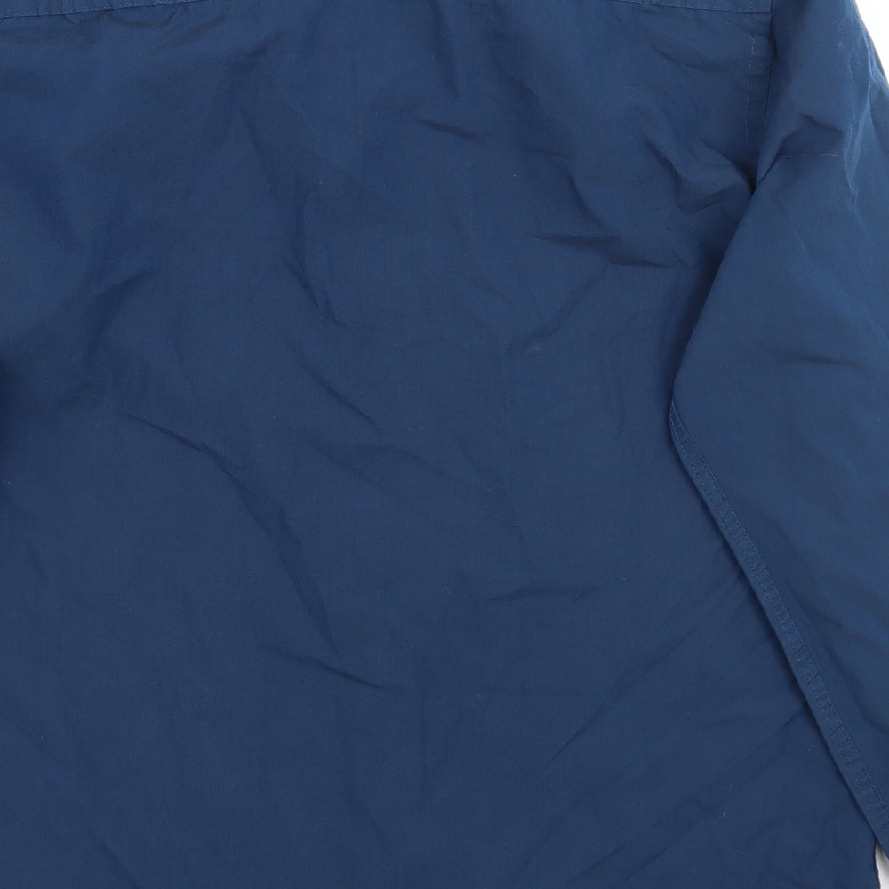 Newlook Mens Blue Button-Up Size M