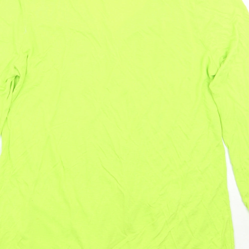 Beyou Womens Green Cardigan Jumper Size 16