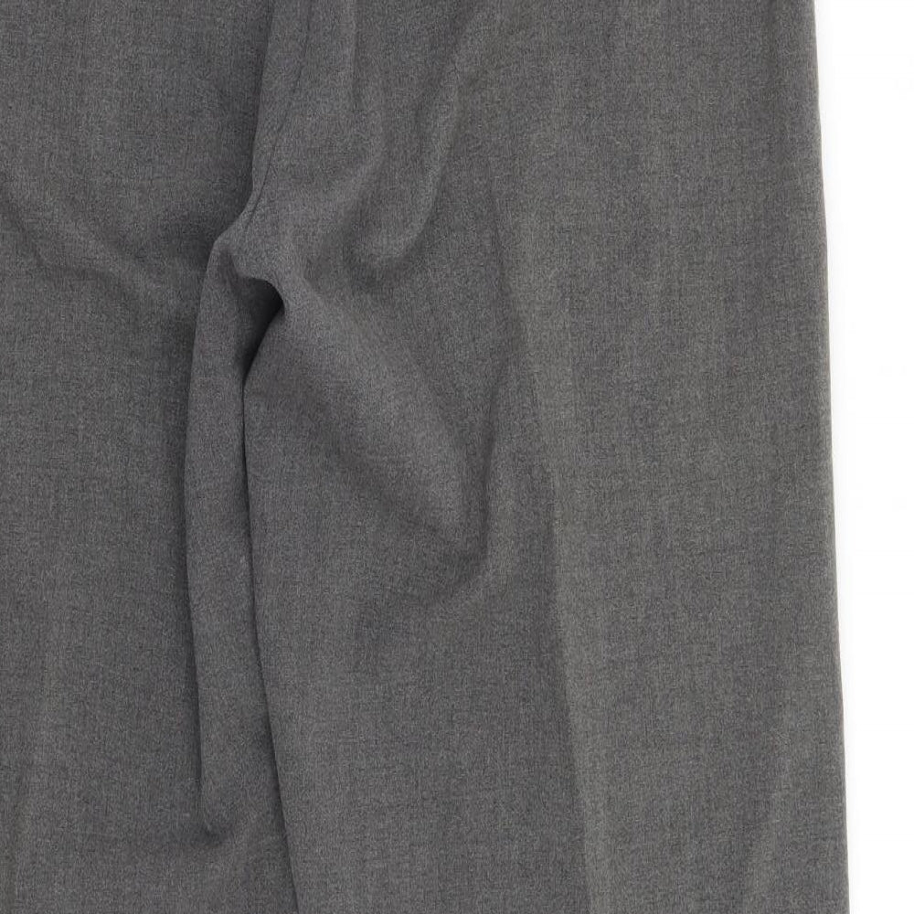Felisha Collection Womens Grey Trousers Size 32 L27 in