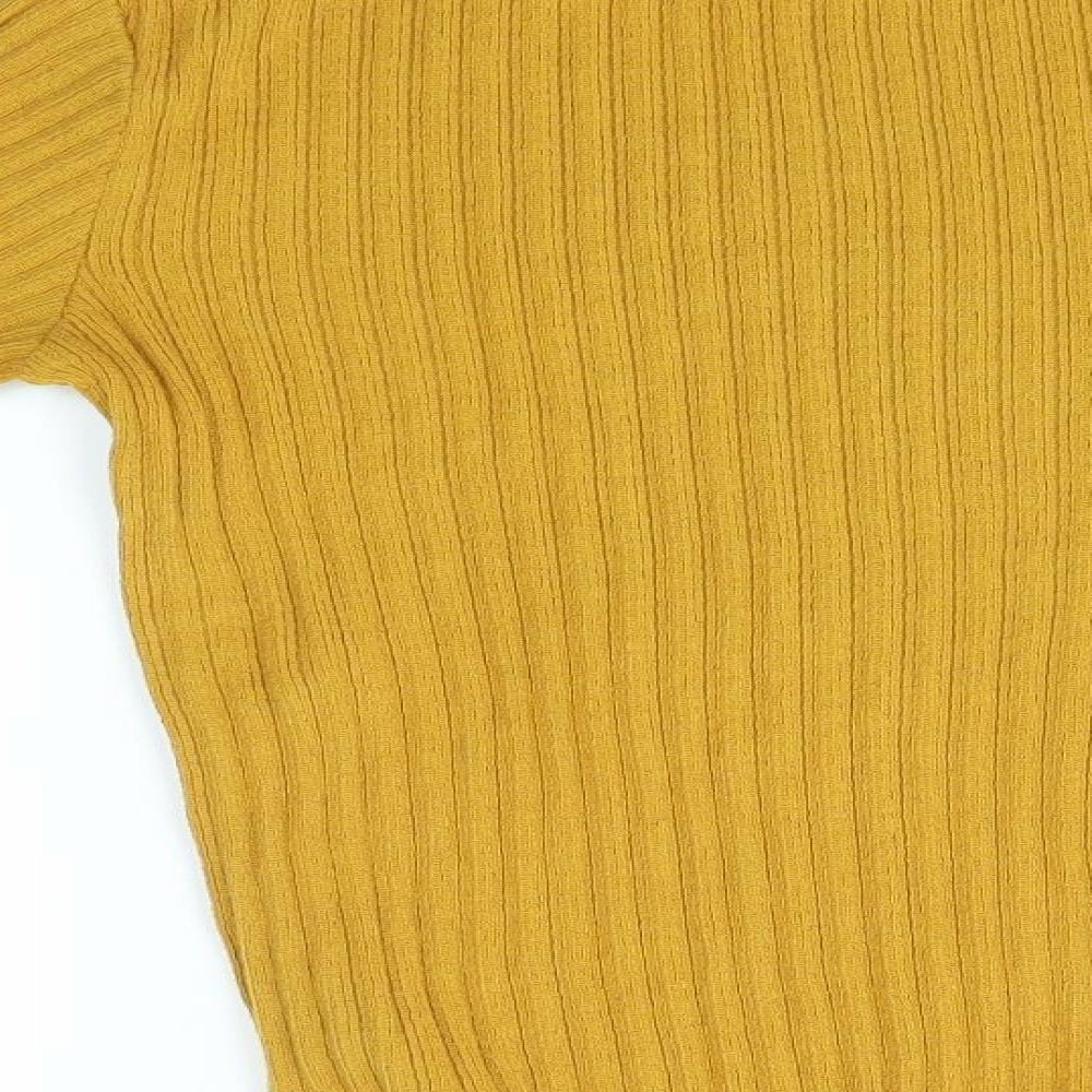 Primark Womens Orange Pullover Jumper Size M