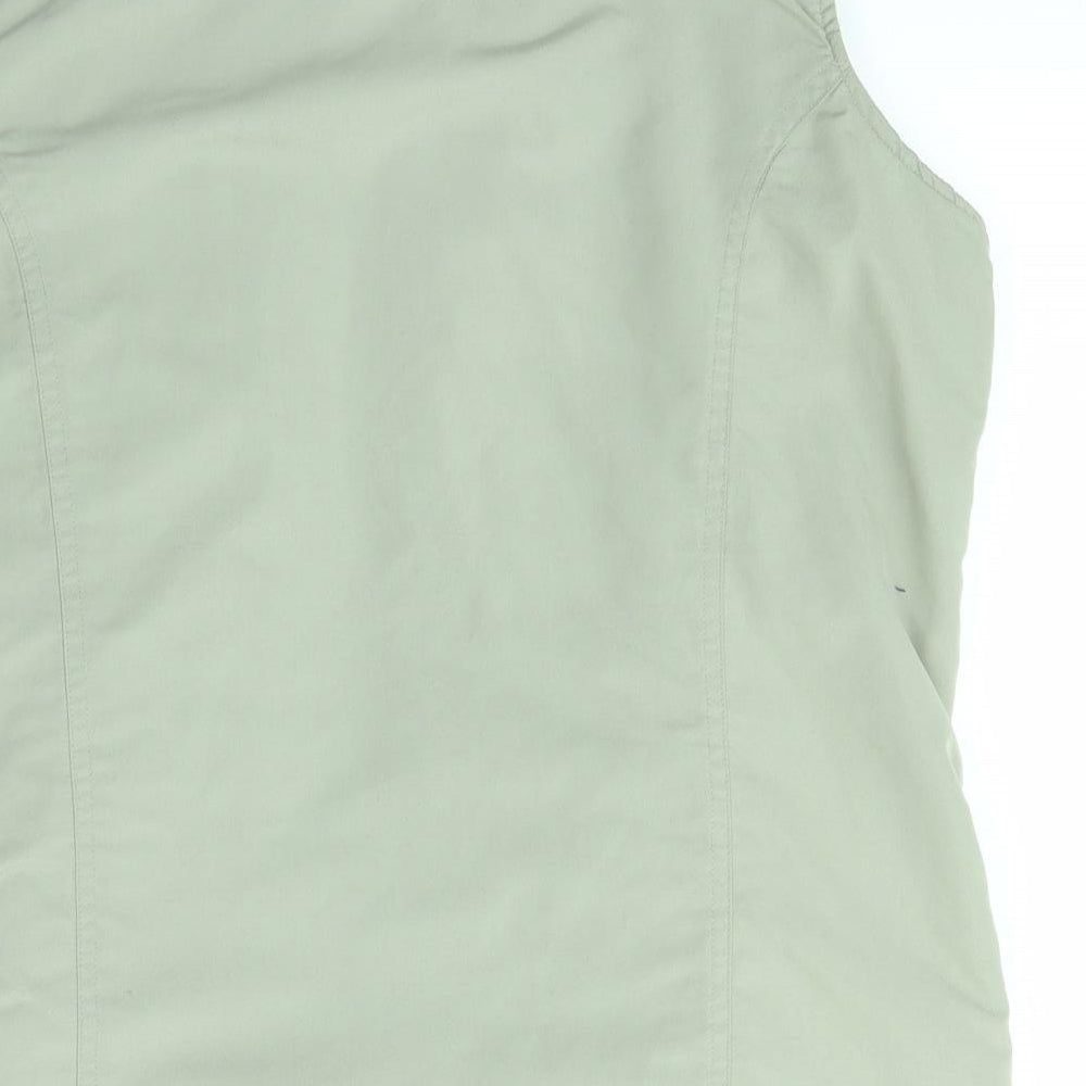 Bonmarché Womens Green Gilet Coat Size S - Reversible