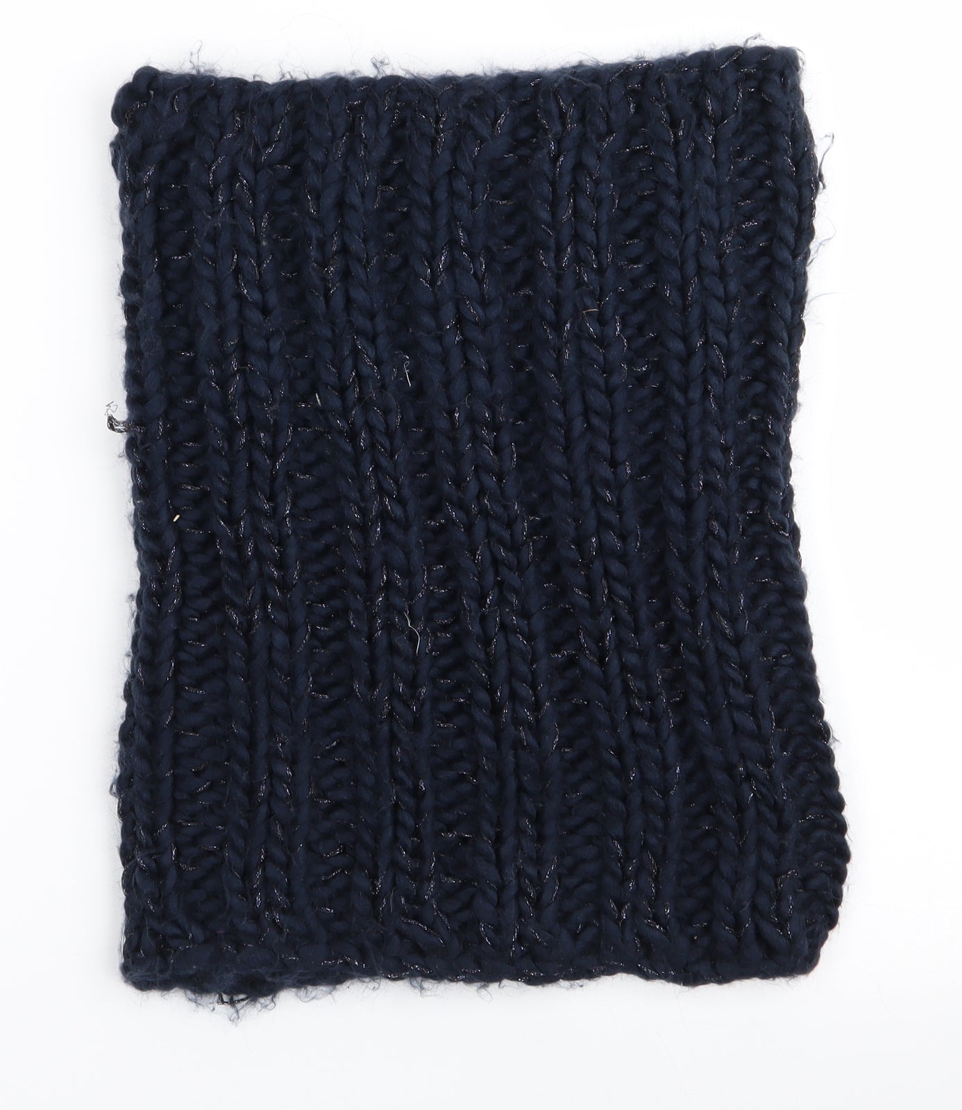 Atmosphere Womens Blue Scarf - Snood - Subtle glitter effect