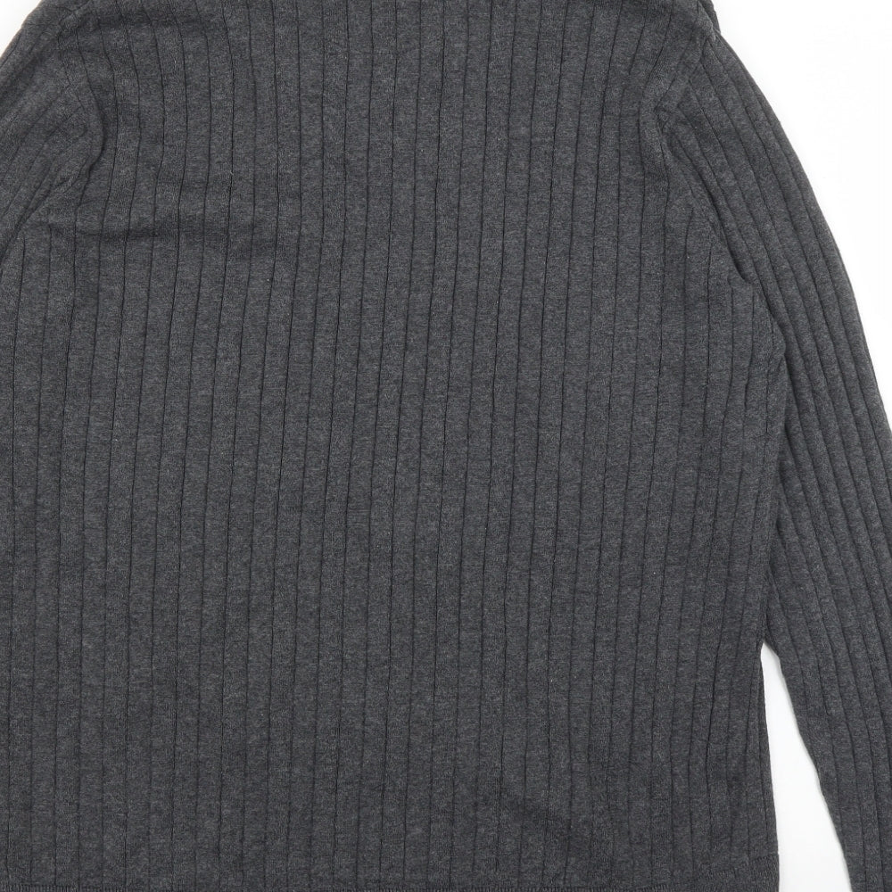 Marks & Spencer Mens Grey Pullover Jumper Size L