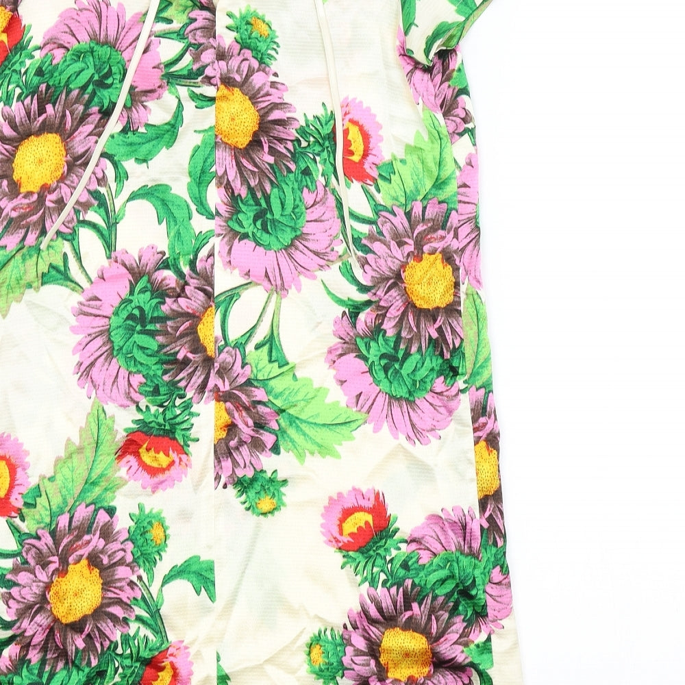 Atmosphere Womens Beige Floral Pencil Dress Size 12