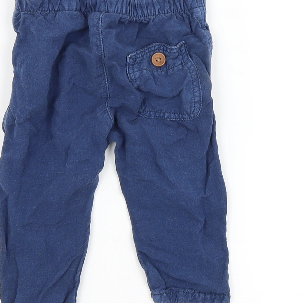 Zara Baby Blue Jogger Trousers Size 6-9 Months