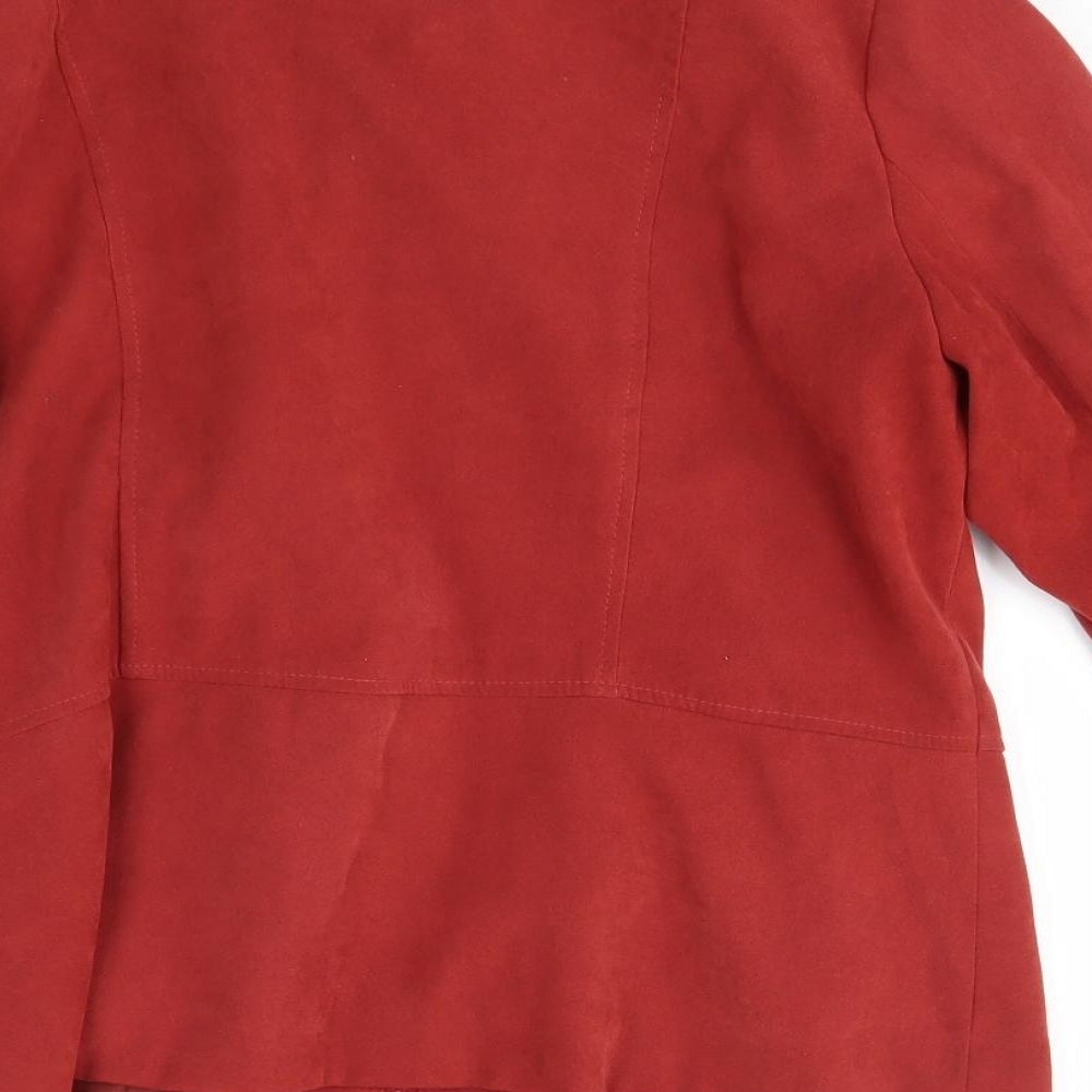 EWM Womens Red Jacket Size 14