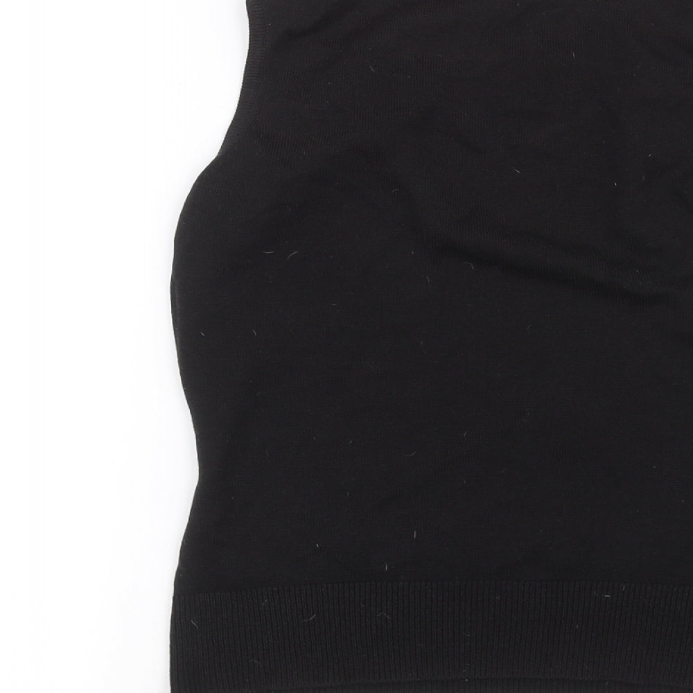 Preworn Womens Black Basic Tank Size 10