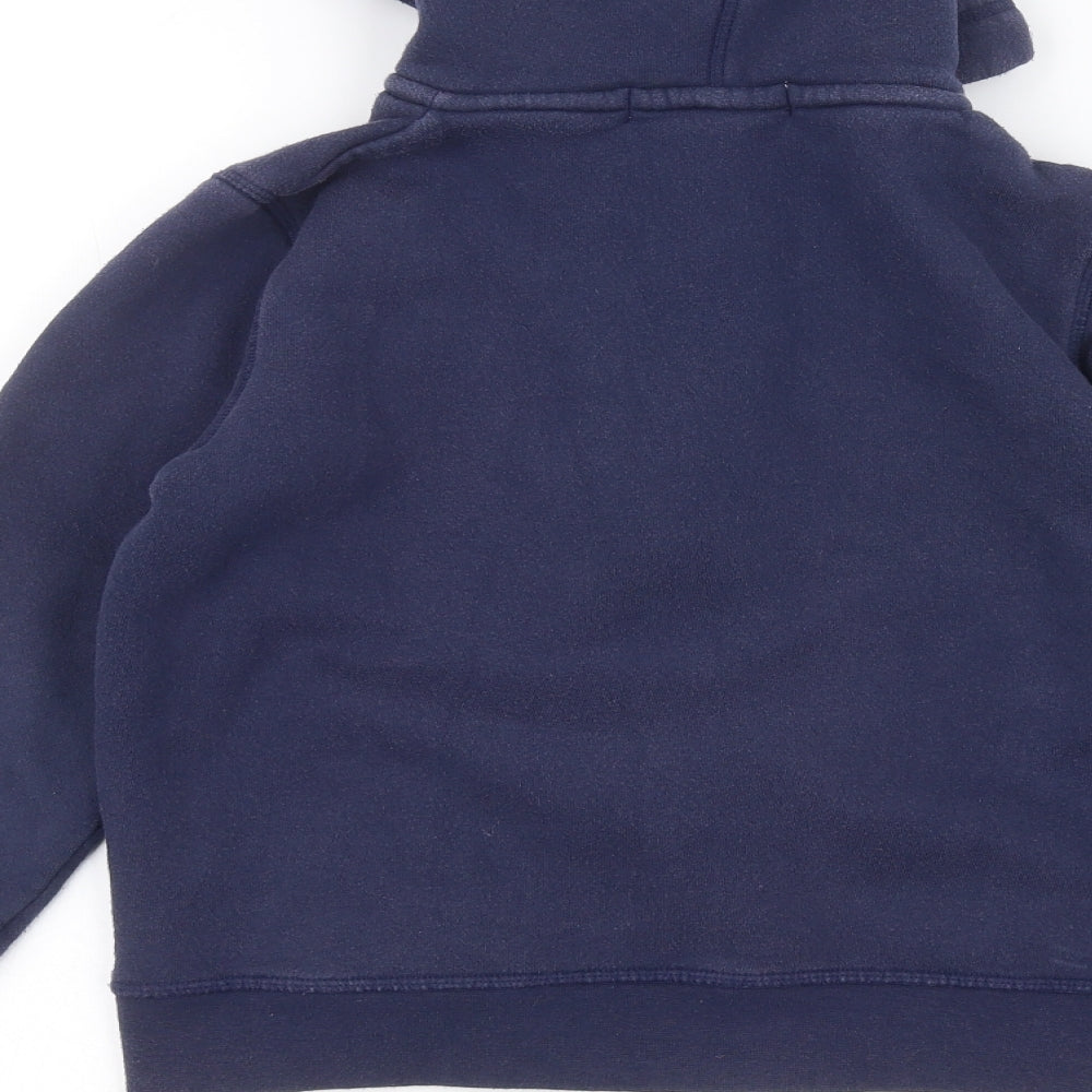 US Polo Assn. Girls Blue Full Zip Hoodie Size 9-10 Years