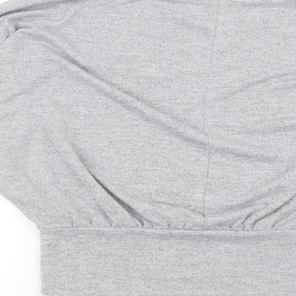 New Look Womens Grey Basic T-Shirt Size S