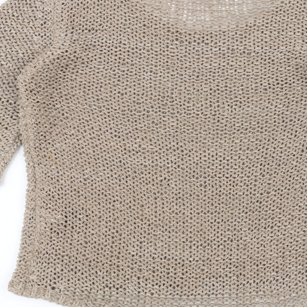 Next Womens Brown Pullover Jumper Size M