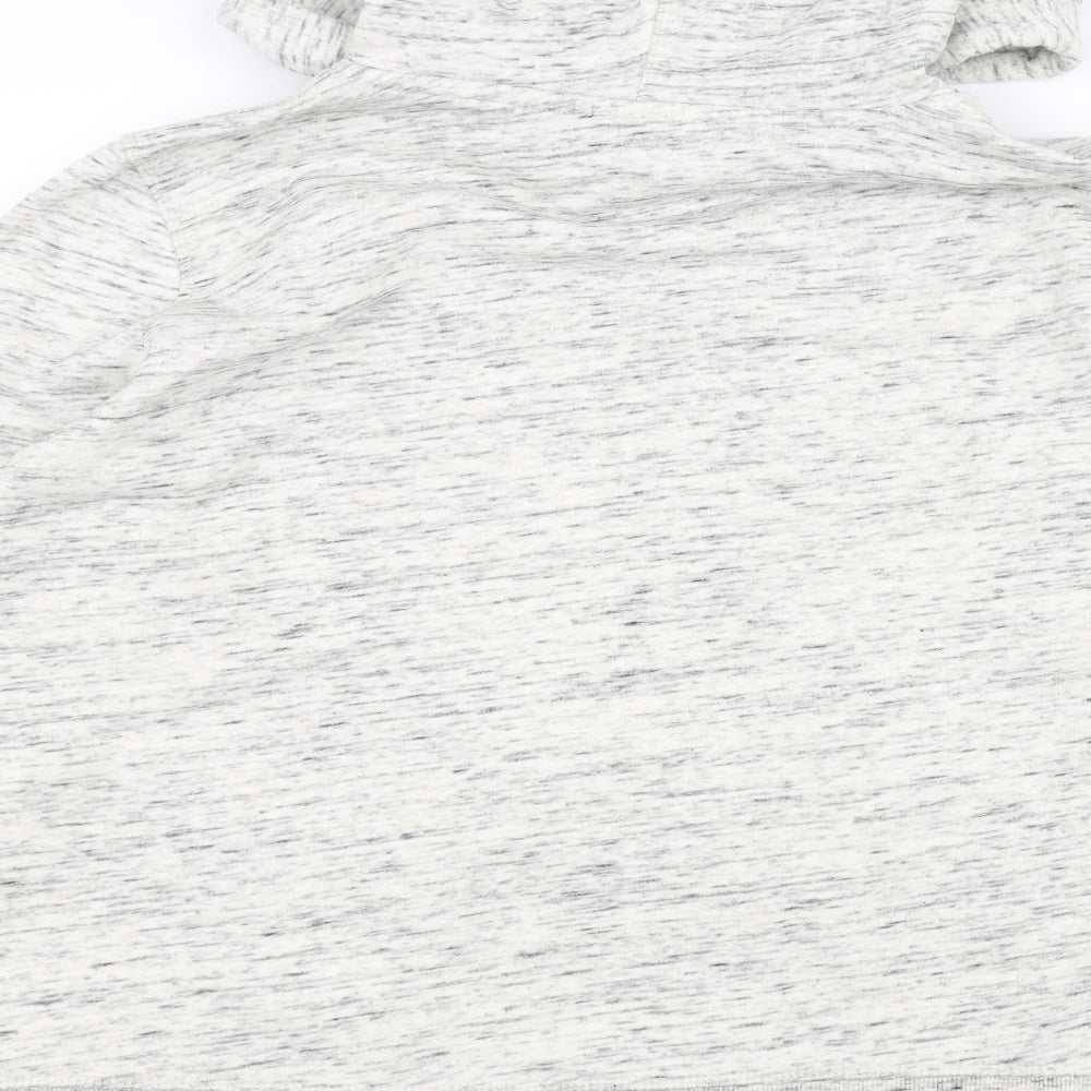 H&M Mens White Pullover Hoodie Size L