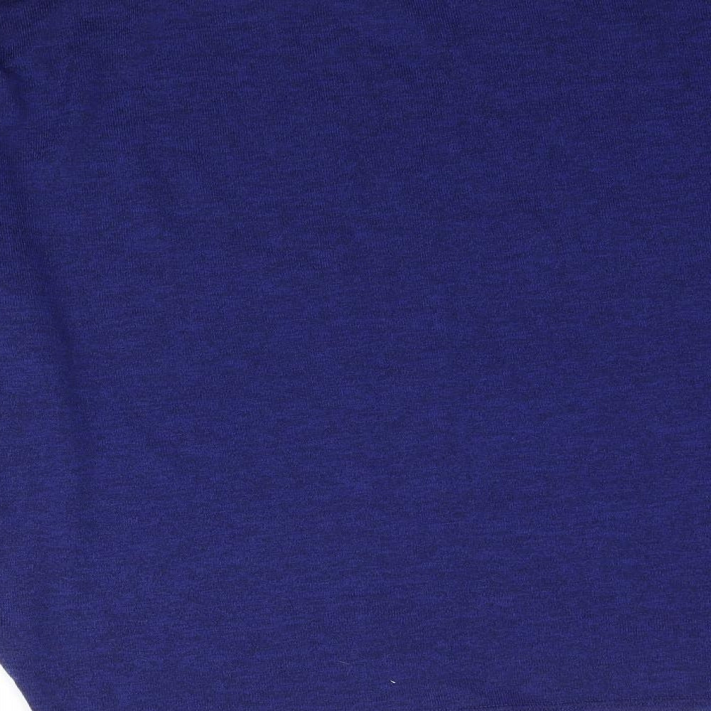 Dorothy Perkins Womens Blue Knit Pullover Jumper Size 12 - Ruffle Sleeve