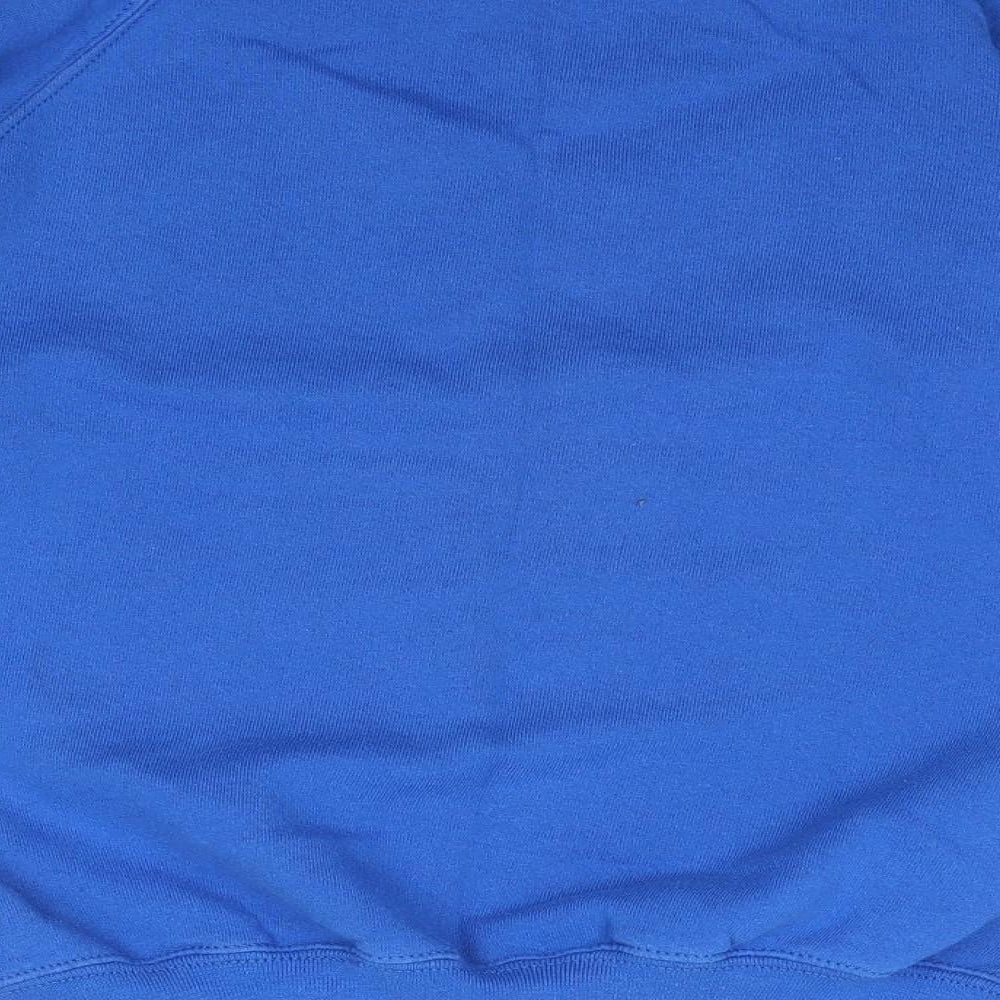 Fruit of the Loom Womens Blue Pullover Sweatshirt Size S - Nutrisport.co.uk