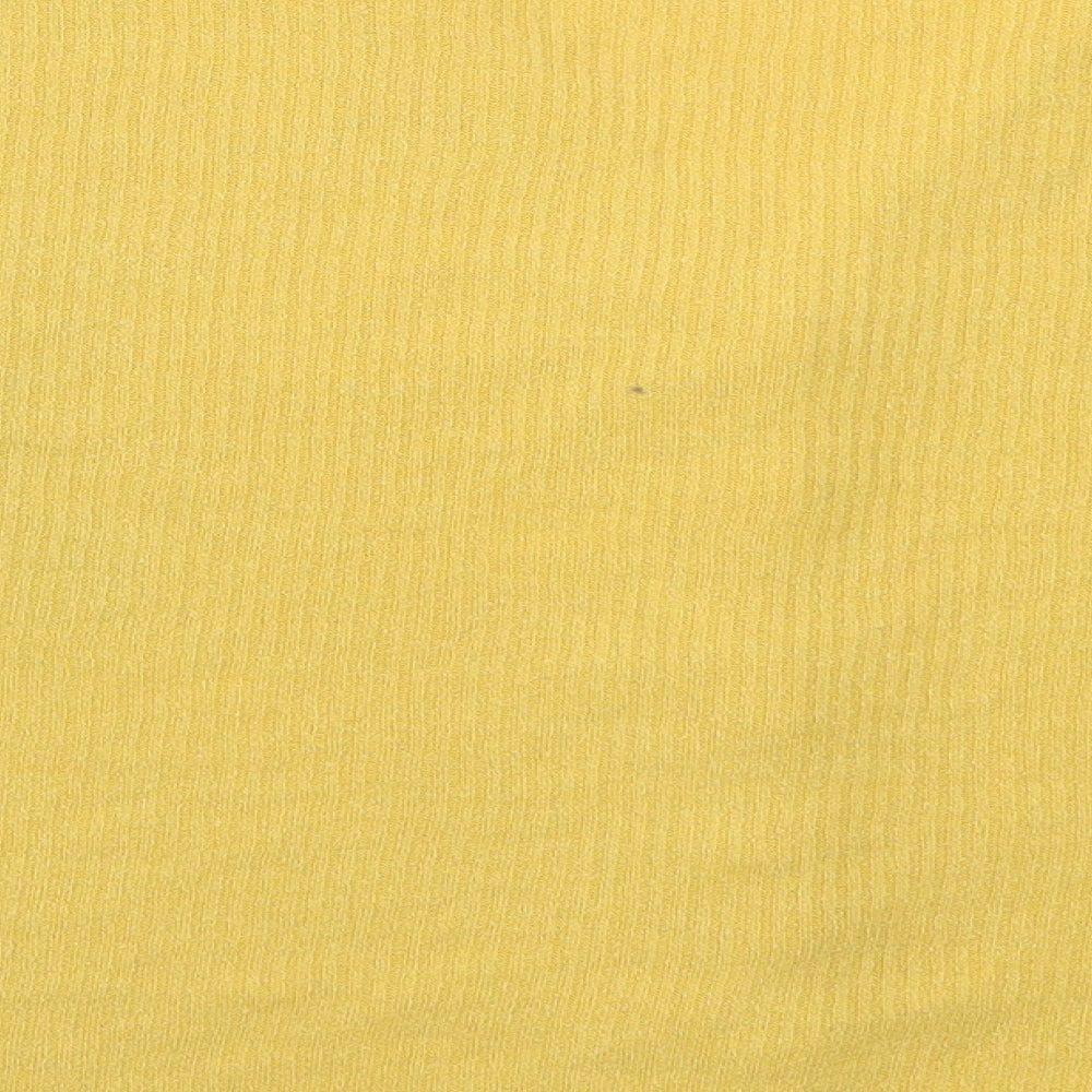 New Look Womens Yellow Knit Cardigan Jumper Size M