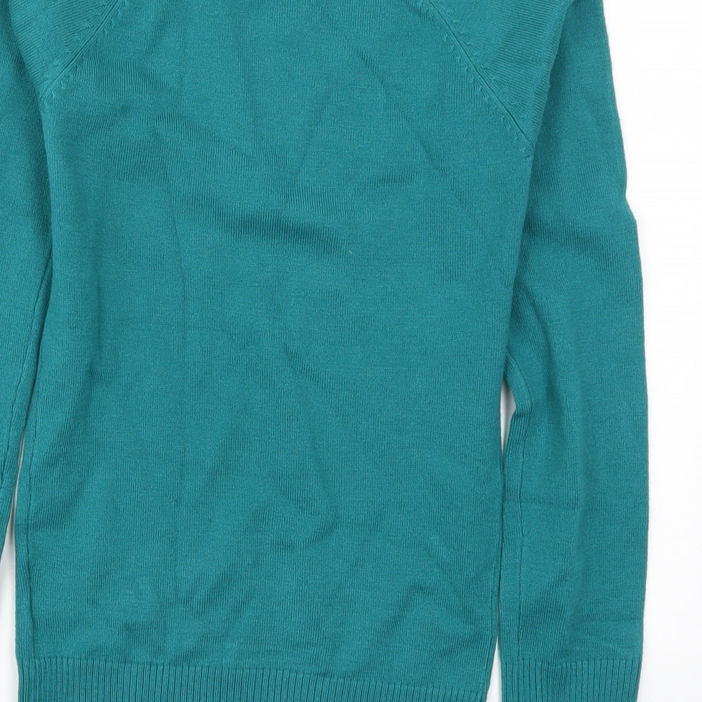 MK ONe Womens Blue Knit Pullover Jumper Size 8