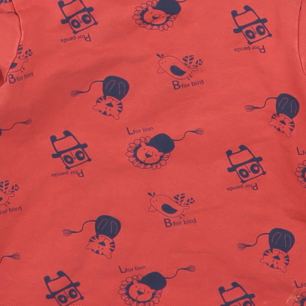 George Boys Red Pullover Sweatshirt Size 2-3 Years - Animals
